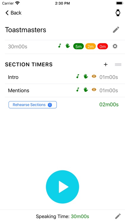 Speaker Presentation Timer