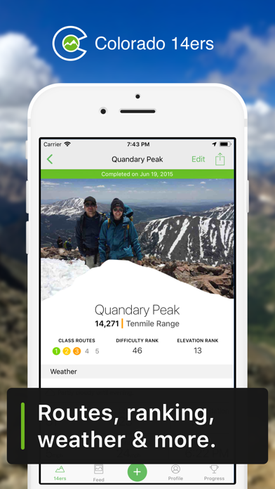 Colorado 14ers Screenshot