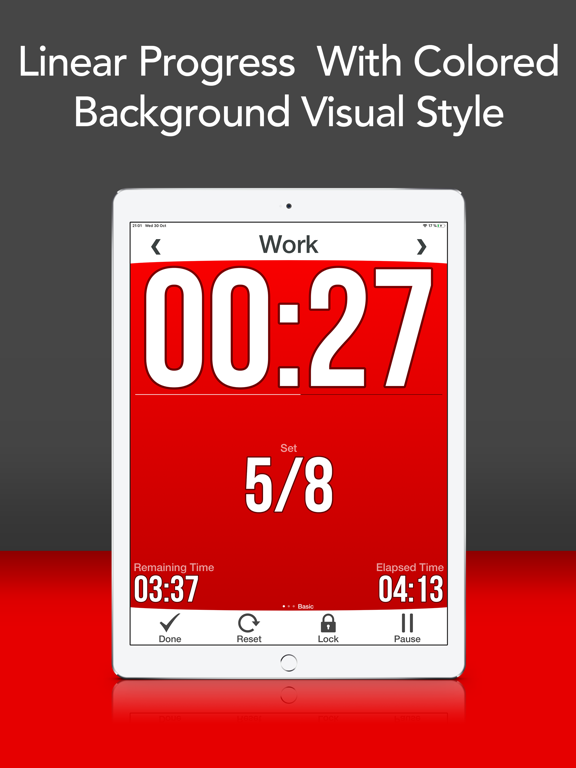 HIIT & Tabata Timer Lite iPad screenshot 9 - Health & Fitness app