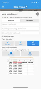 iGeoTrans X Lite screenshot #1 for iPhone