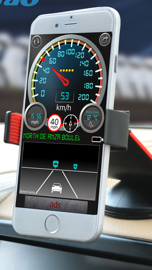 #6. Speedmeter + (iOS) 由: UniCom Technology