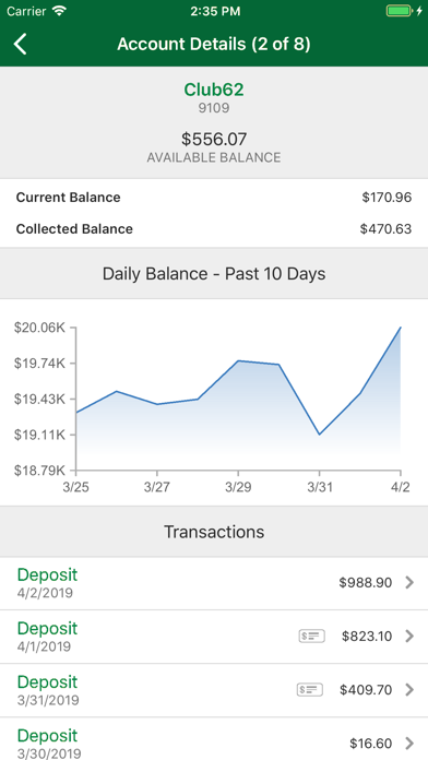 Timberland Bank Business Screenshot