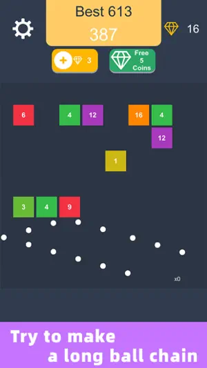 BB Shot - Blocks VS Ball Chain screenshot 2