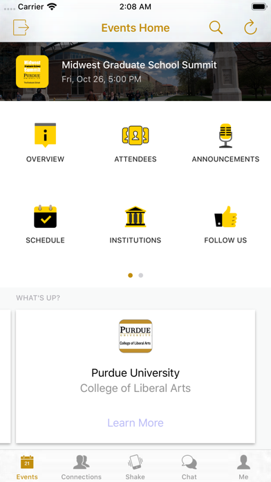 Screenshot #3 pour Graduate School Events