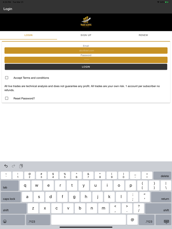Screenshot #5 pour WSA Trade Alerts