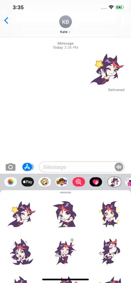 Game screenshot Vampire Lili Sticker Pack mod apk