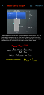 Riser Safety Margin screenshot 3