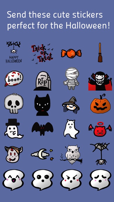Screenshot #1 pour Boo - Halloween Stickers