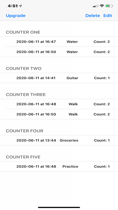 Screenshot #1 pour Watch Tally Counter