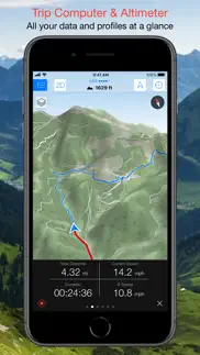 maps 3d pro - hike & bike iphone screenshot 2