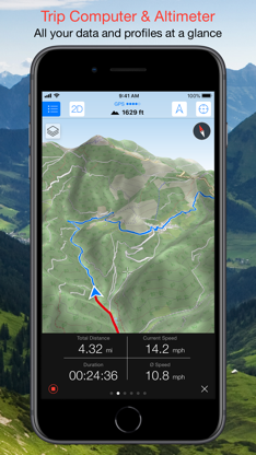 Maps 3D PRO - Hike & Bike screenshot 2