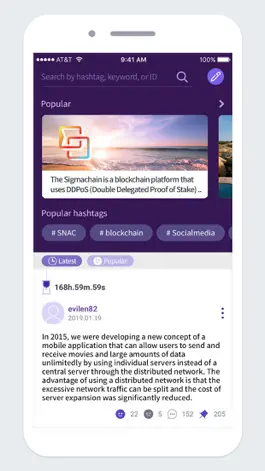 Game screenshot SNAC - Blockchain Social Media mod apk