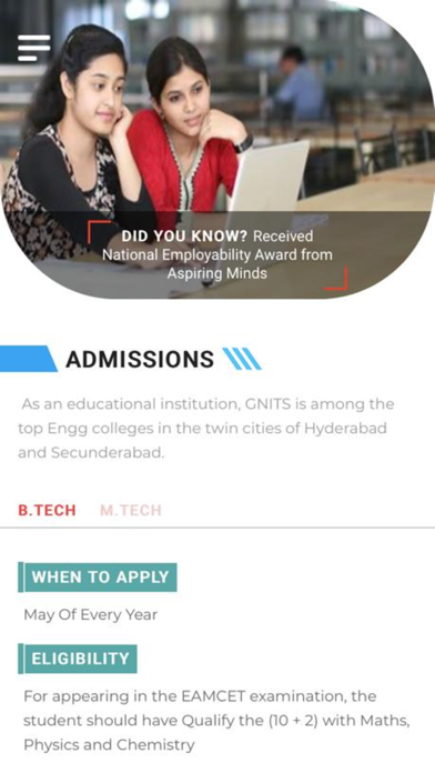 Screenshot #3 pour GNITS, Hyderabad
