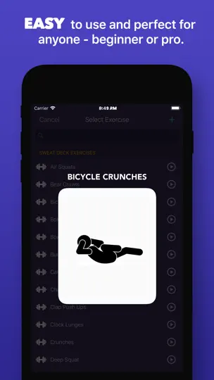 Скриншот Sweat Deck на iPhone 2