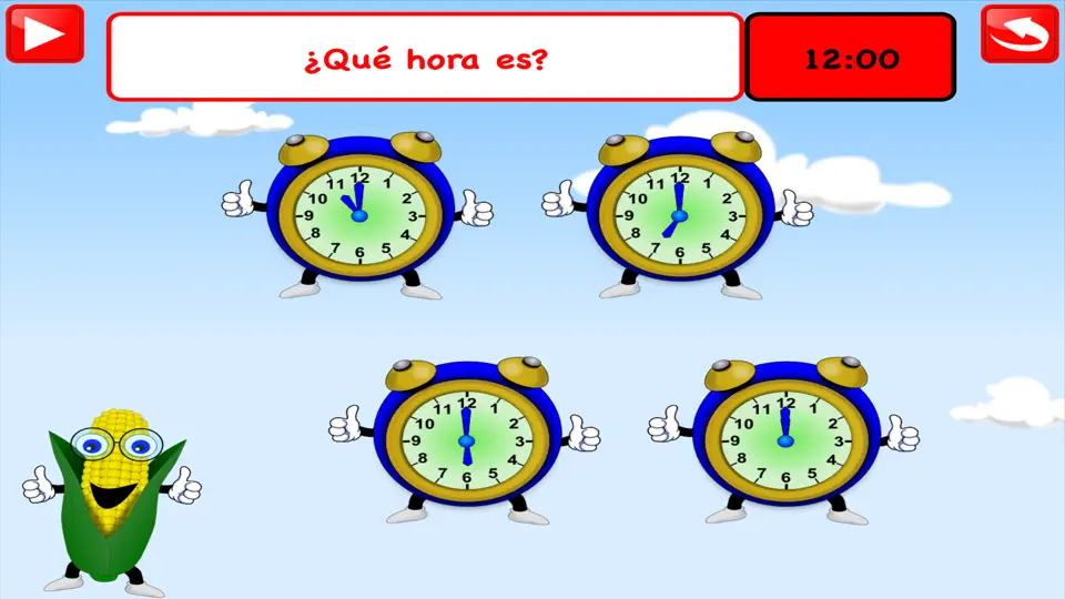 Captura de pantalla de Aprender Las Horas en iPhone 3