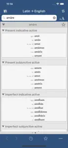 Ultralingua Latin-English screenshot #2 for iPhone
