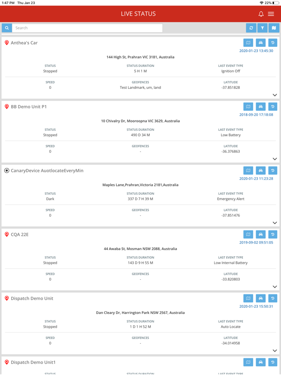 Screenshot #5 pour FleetLocate V5