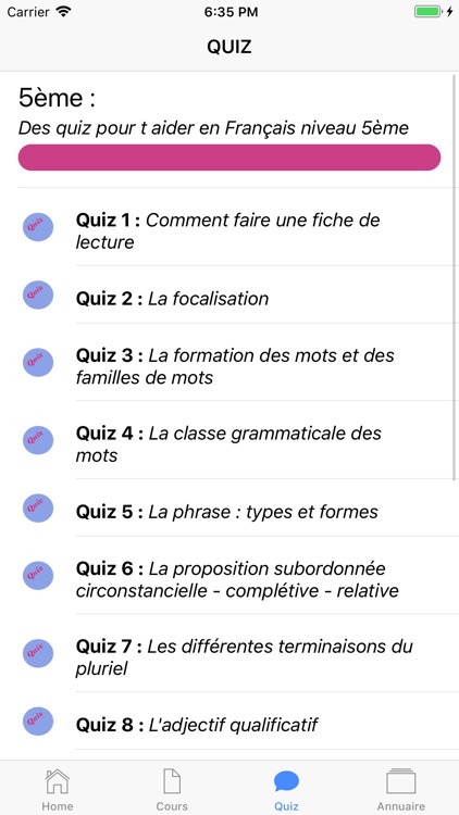 Français 5ème screenshot-3