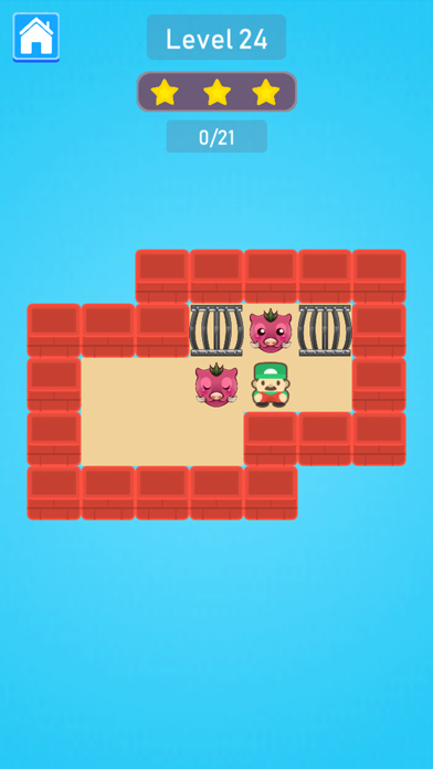 Screenshot #2 pour Cage Monsters Push Puzzle