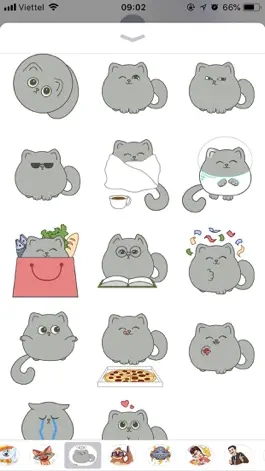Game screenshot Cute Cat Emoji Funny Stickers hack