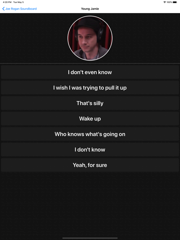 Joe Rogan Soundboard iPad screenshot 4 - Entertainment app