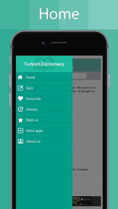 Turkish Dictionary Offline Screenshot
