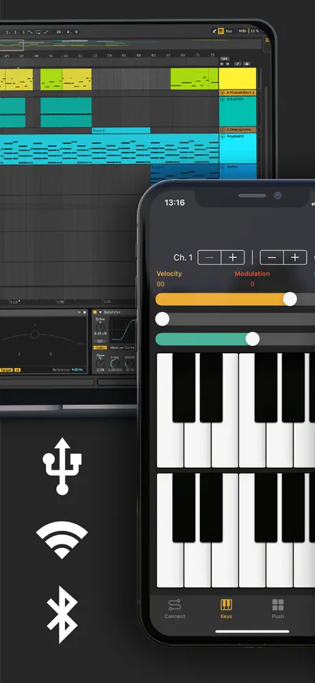 Midi Controller - Remote & USB
