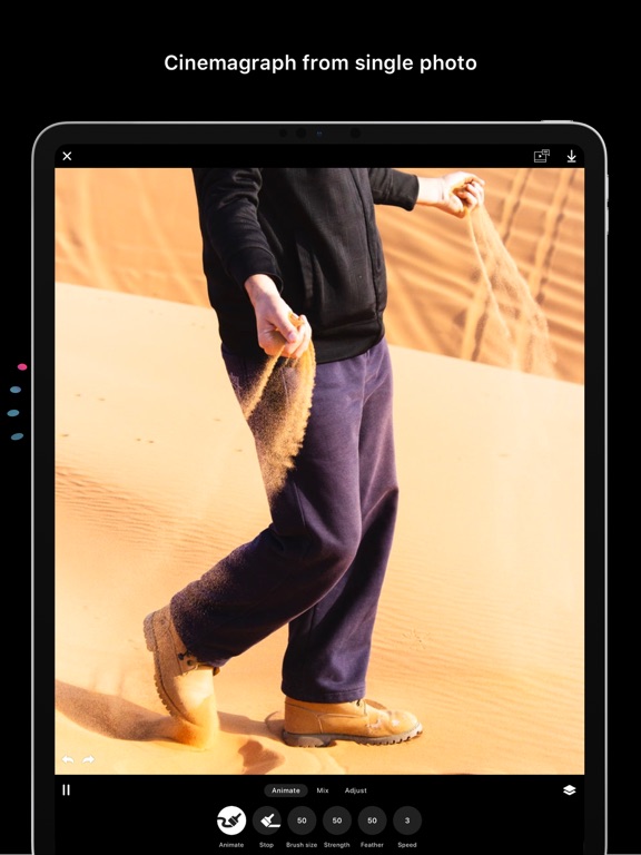 Disflow - Motion Image Editor iPad screenshot 4 - Photo & Video app