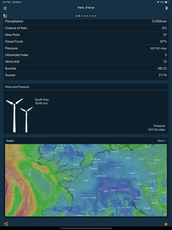 Screenshot #6 pour Météo : Météo Prévisions Pro