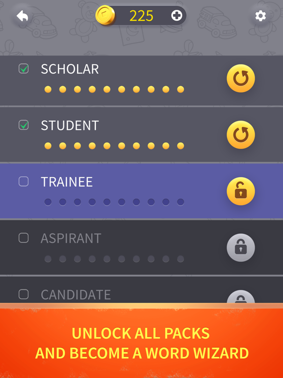 Word Apart iPad screenshot 4 - Games app