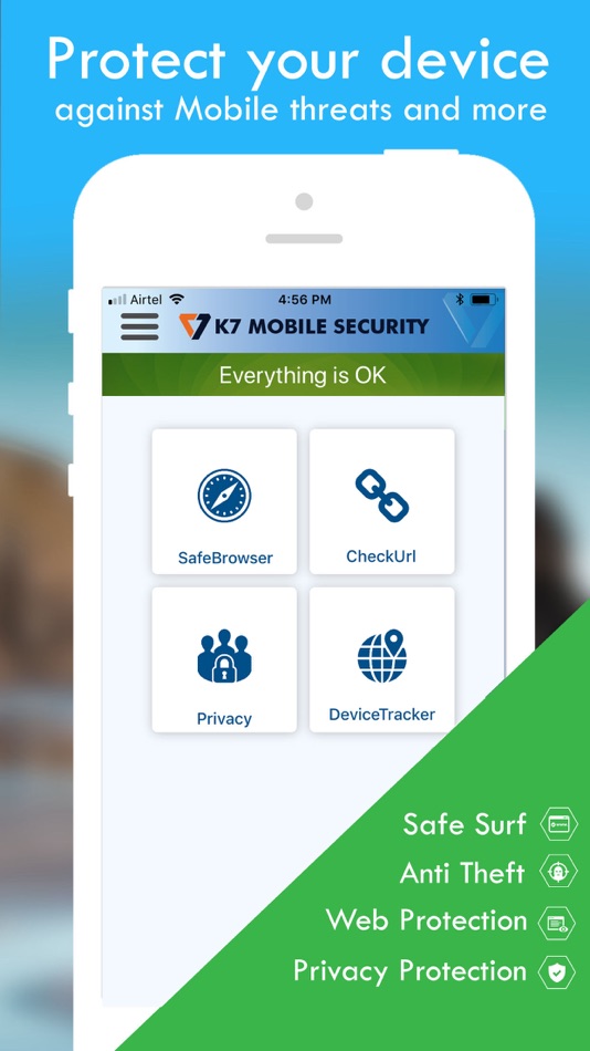 #1. K7 Mobile Security (iOS) Podle: K7 Computing Pvt Ltd