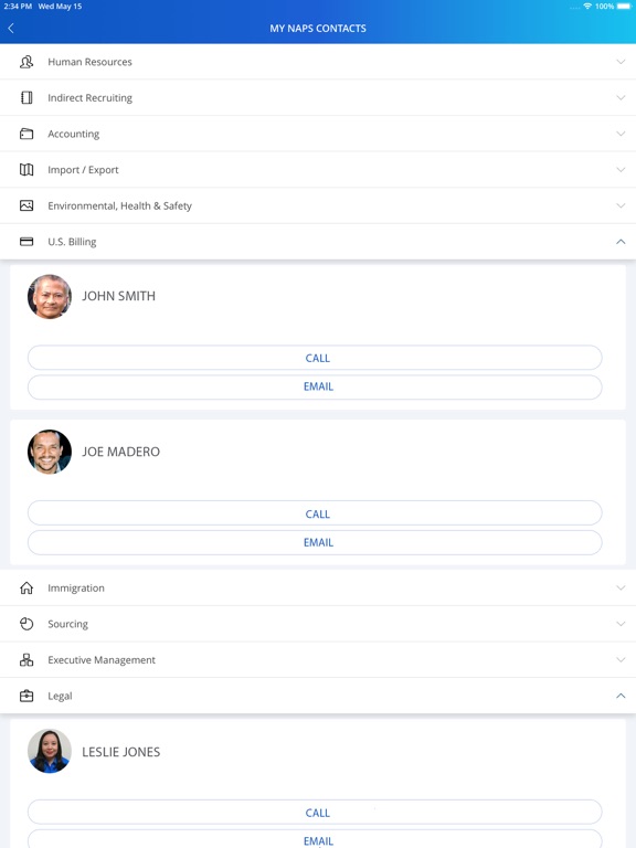 NAPS, Inc. iPad screenshot 6 - Business app