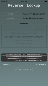 Proximity - Access Card Calc screenshot
