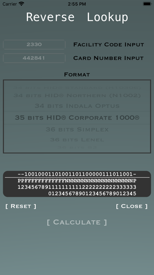 #4. Proximity - Access Card Calc (iOS) Podle: Farren Domenici