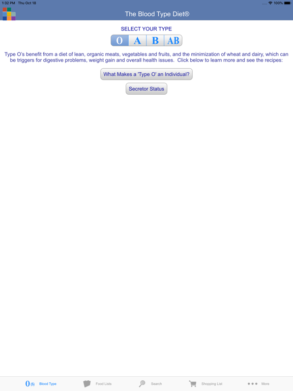 Screenshot #4 pour Blood Type Diet®