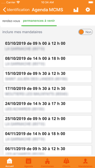 Screenshot #3 pour Agenda MCMS