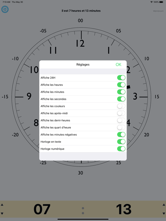 Screenshot #5 pour ABC-horloge