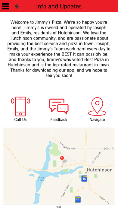 Jimmys Pizza Hutchinson Screenshot