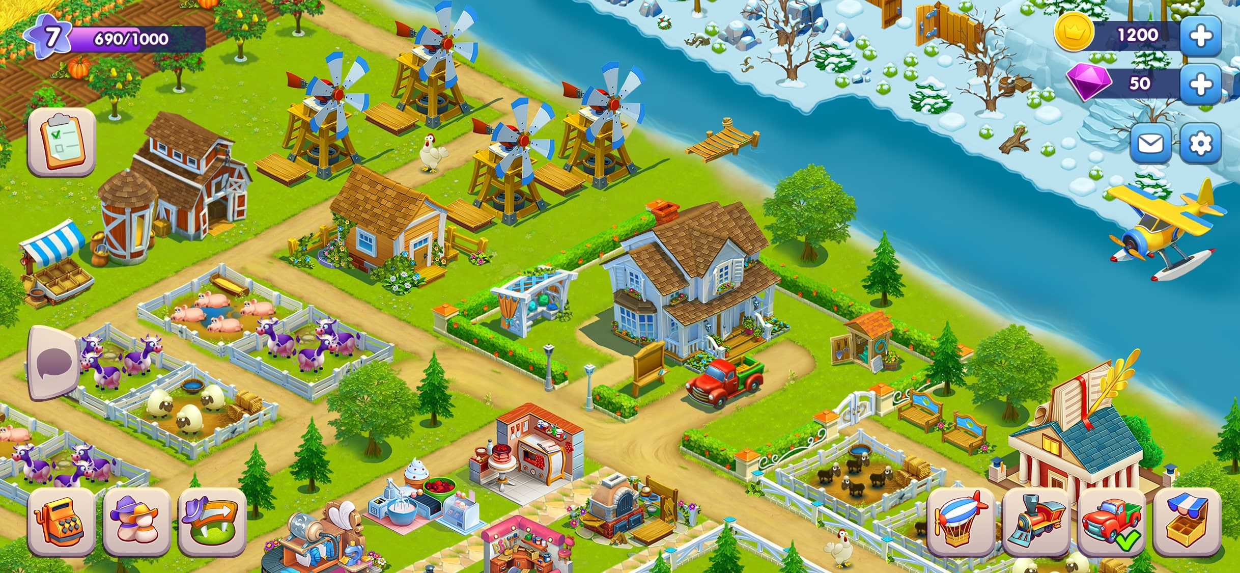 Golden Farm: Fun Farming Game screenshot 5