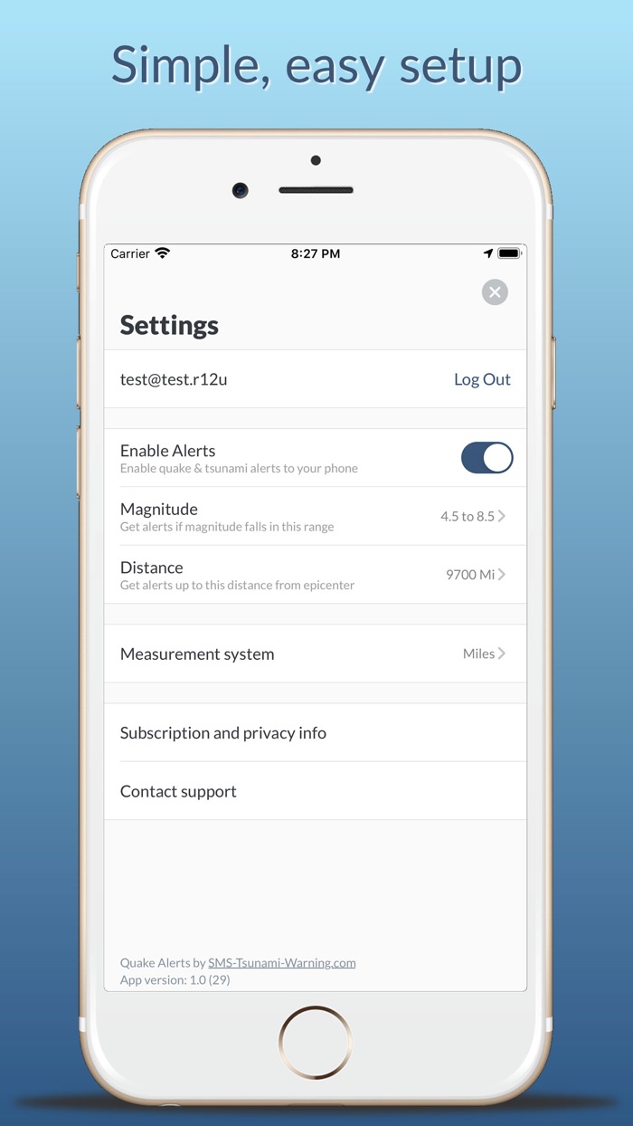 Earthquake  Tsunami Alerts