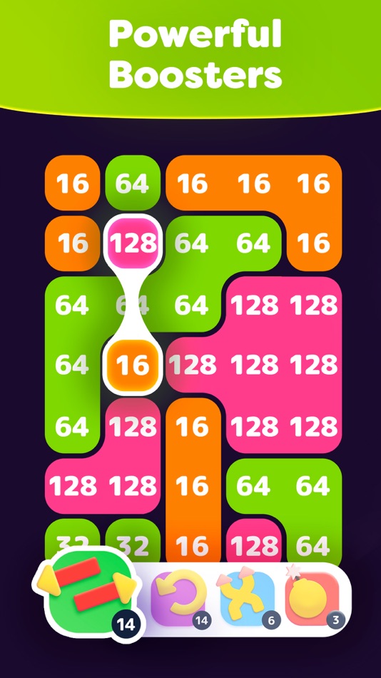 #3. LAVA - 2048 Merge Number Block (iOS) Ved: APPSYOULOVE LTD