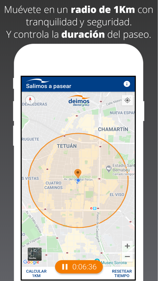 #1. 1 Km on a map (iOS) 由: Elecnor Deimos
