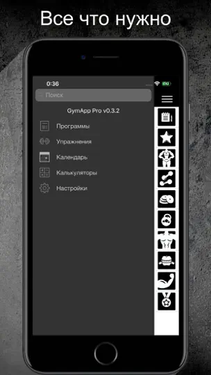 Скриншот Дневник тренировок Gym App Fit на iPhone 6
