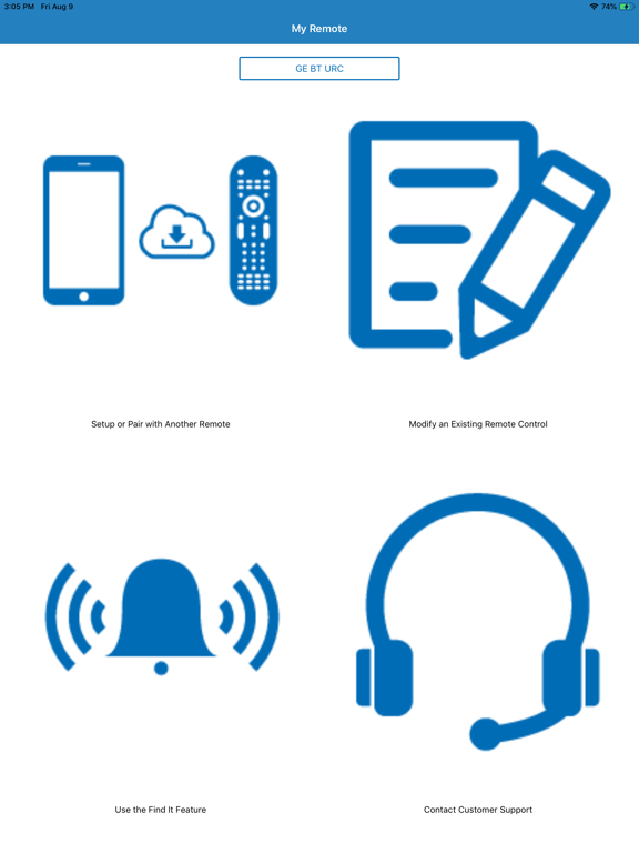 myTouchSmart Remote Control iPad screenshot 1 - Lifestyle app