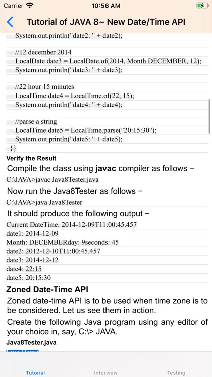 Tutorial of Java screenshot-5