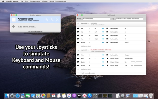 Joystick Mapper im Mac App Store