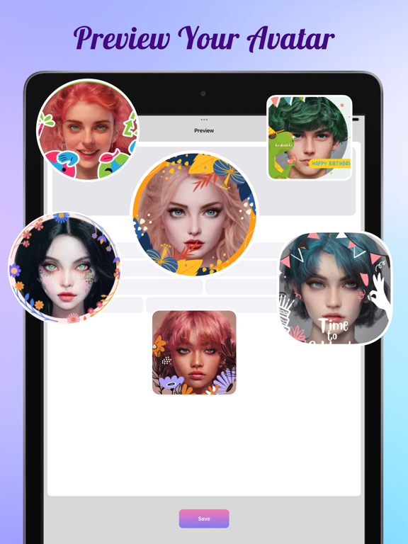 AI Profile Pic Avatar Maker iPad screenshot 5 - Lifestyle app