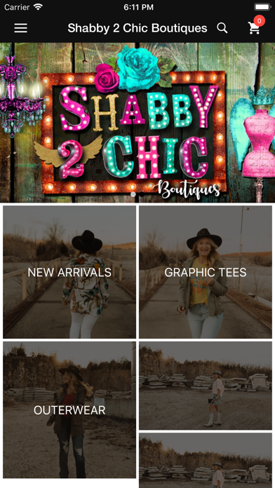 Shabby 2 Chic Boutiques Screenshot 1 - AppWisp.com Shabby 2 Chic Boutiques Screenshot 1 - AppWisp.com