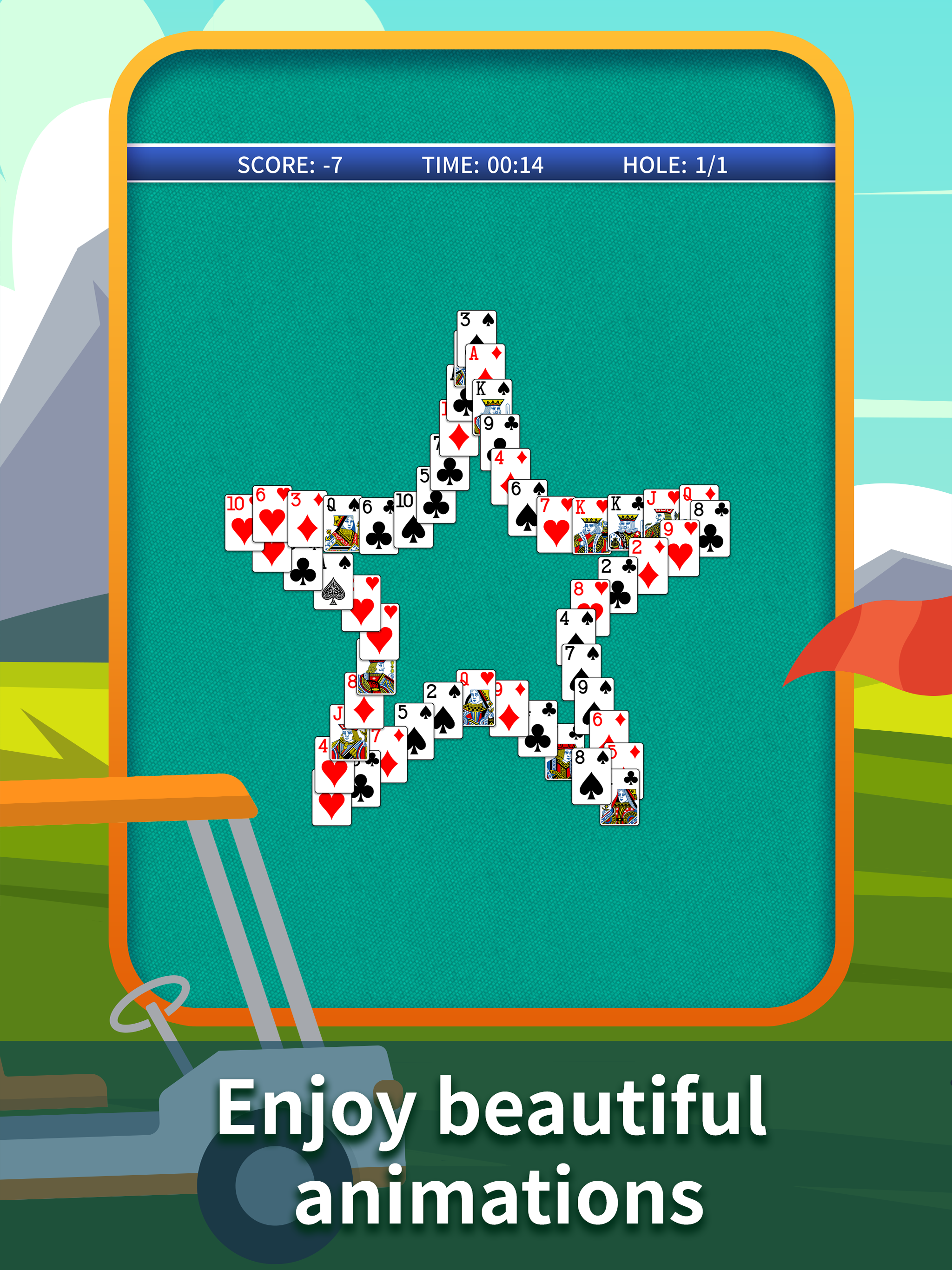 Golf Solitaire Classic. screenshot 14