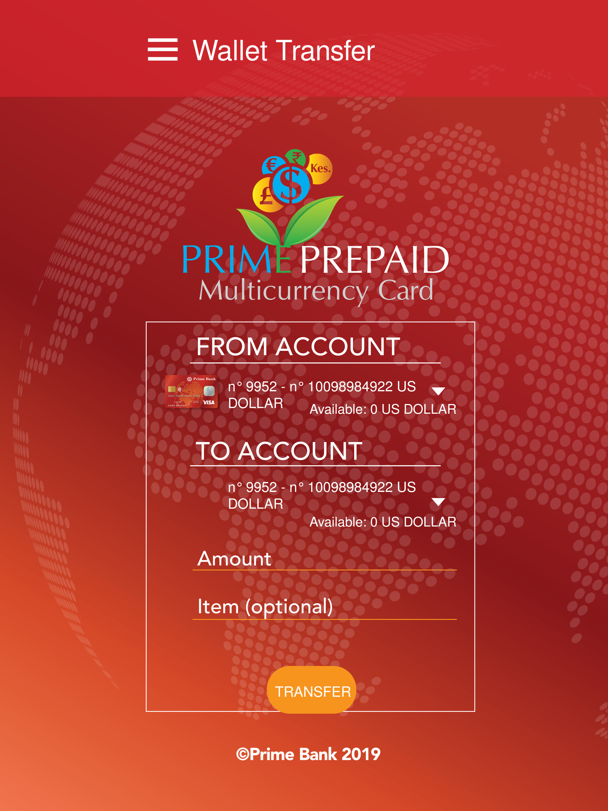 PRIME PREPAID CARD